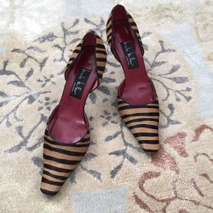Nicole Miller Calf hair heels